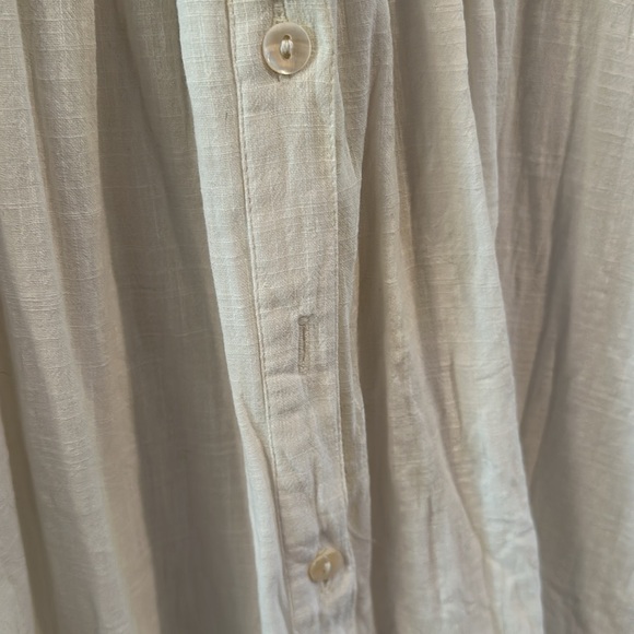 Free people Samantha Shirtdress in Ivory Combo - Picture 5 of 7